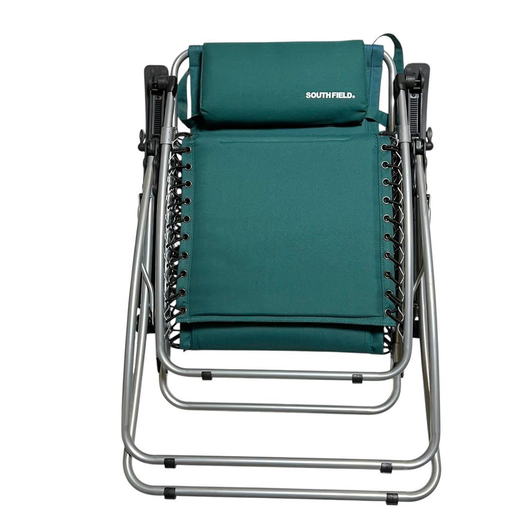 【良品】 アウトドアチェア　リクライニングチェア　キャンプSOUTH FIELD