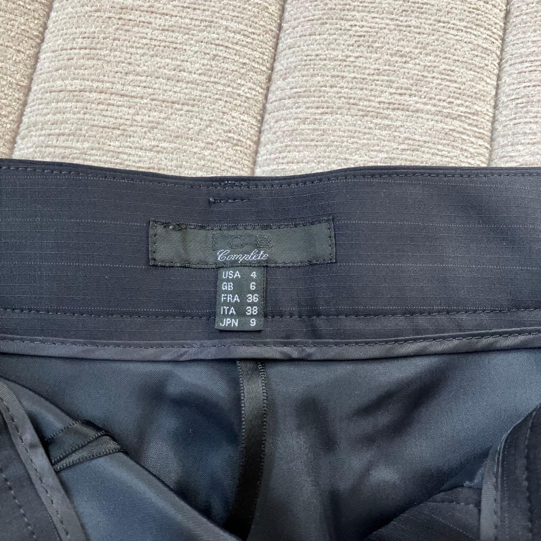 【美品】iCB パンツスーツ　9号サイズ　ダークネイビー