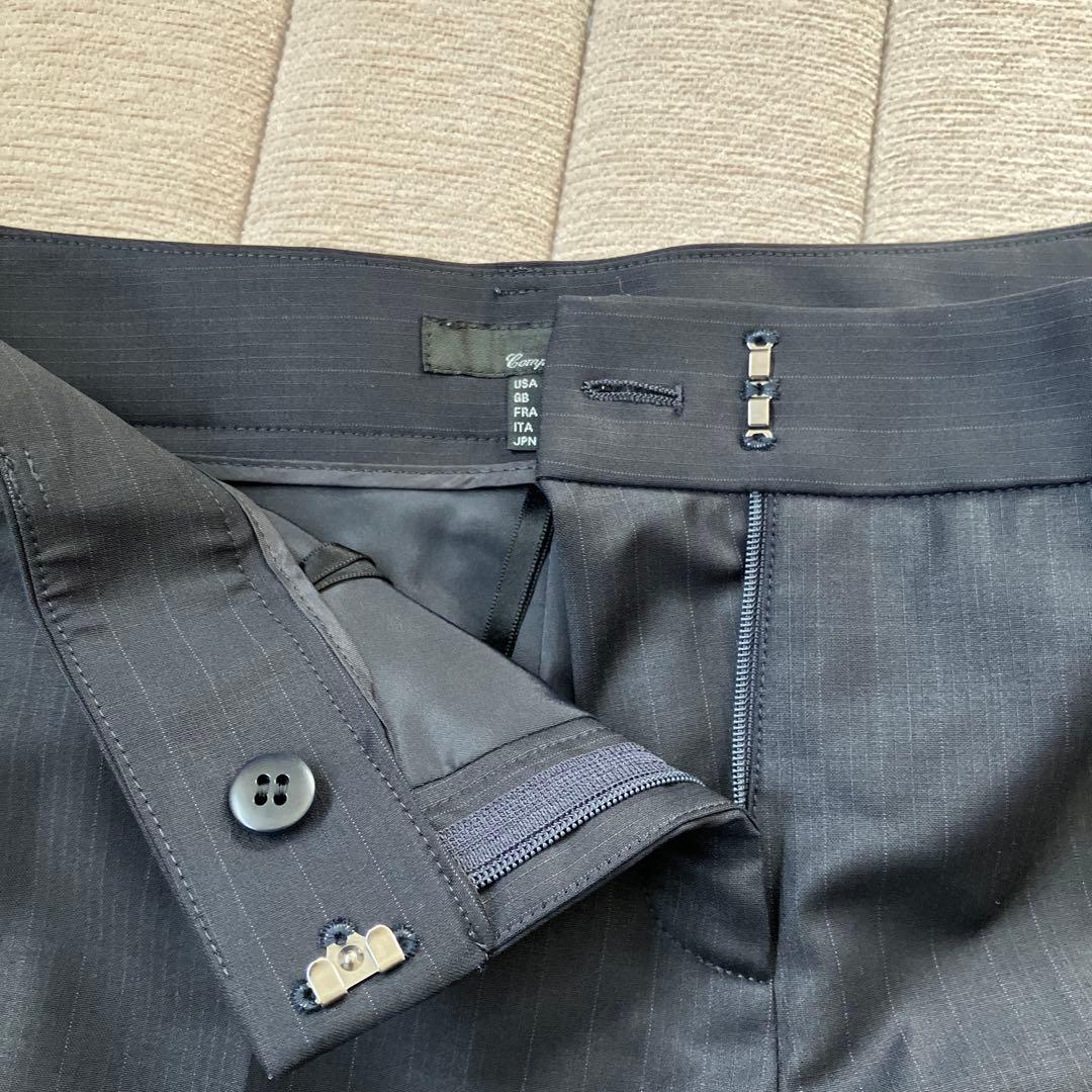 【美品】iCB パンツスーツ　9号サイズ　ダークネイビー