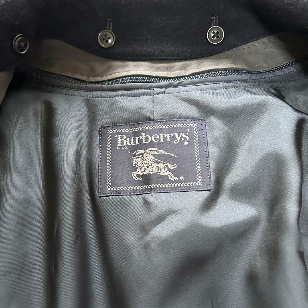 希少　バーバリー　トレンチコート　付け襟　ライナー　ベルト完備　グレー　M相当