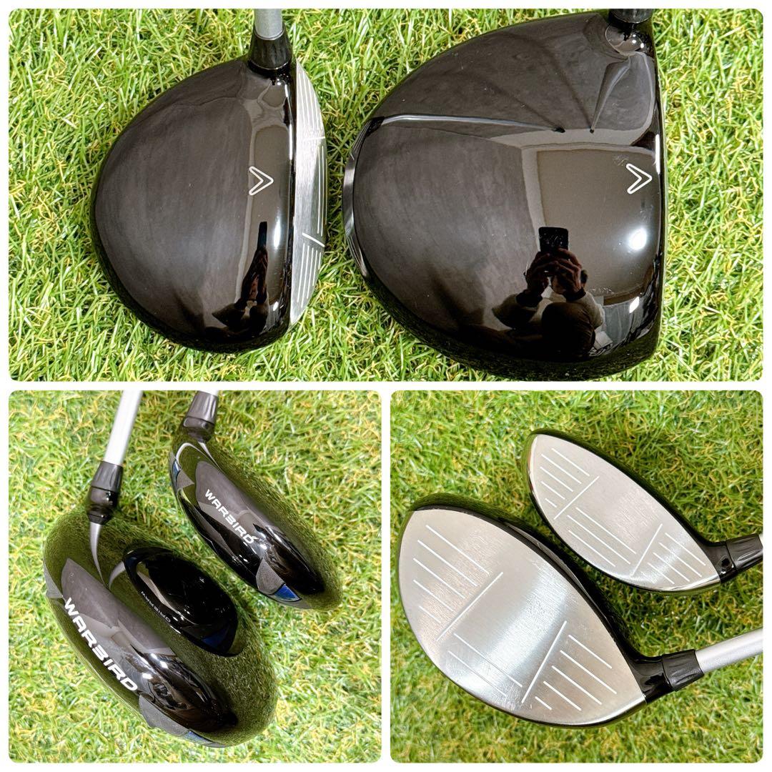 ゴルフクラブセット メンズ キャロウェイ ウォーバード 青 ブルー 【K430】