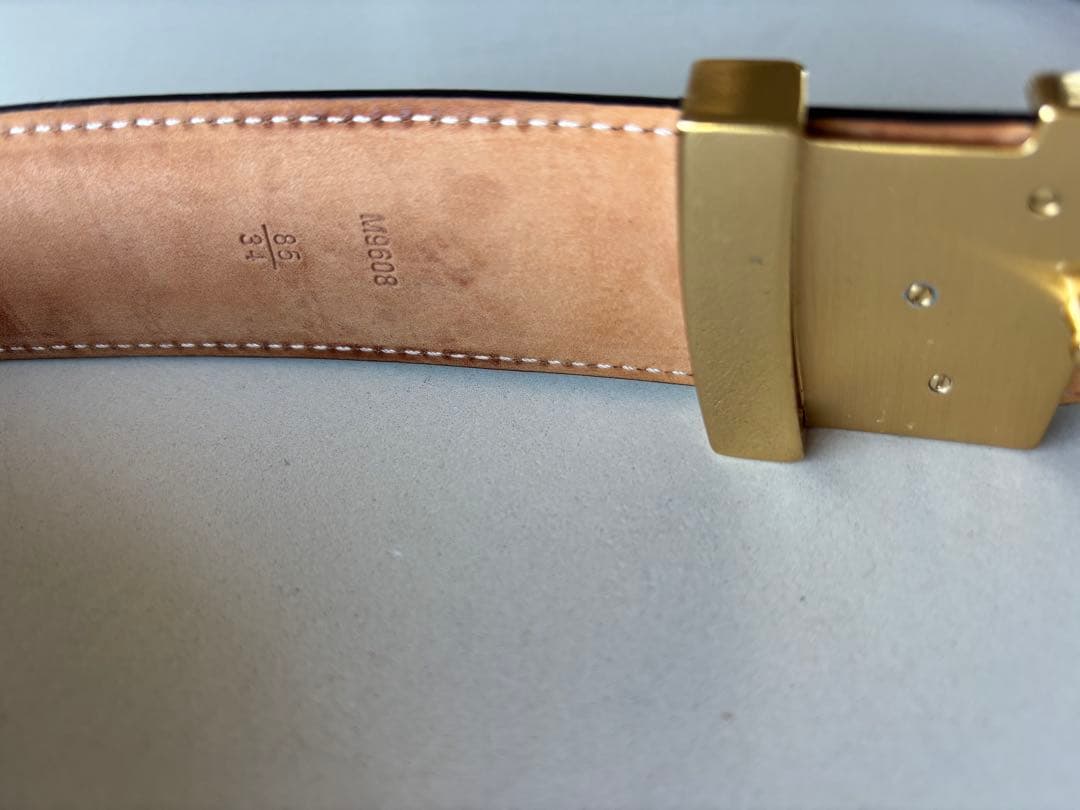 【良品】Louis Vuitton モノグラム　ベルト 85/34
