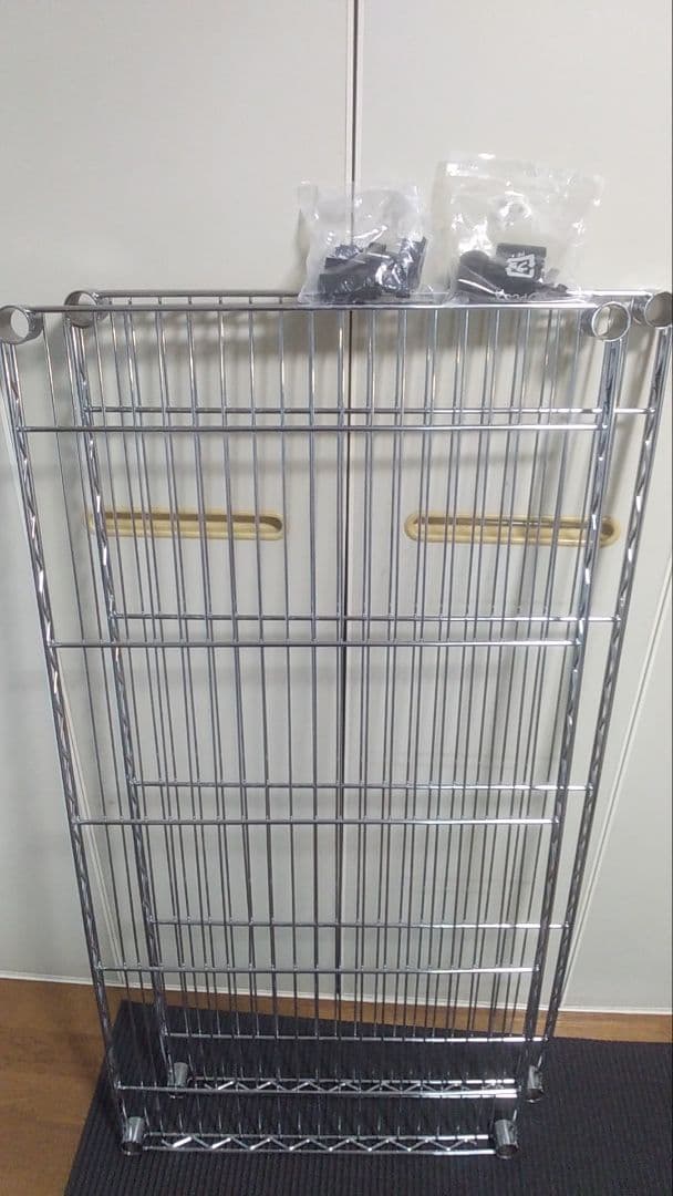 エレクター　送料込み　120✖60棚板2枚＋未使用スリーブ　スチールラック