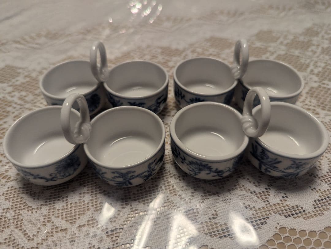 マイセン Meissen ブルーオニオン ソルトセラー 塩 薬味入れ　4個セット