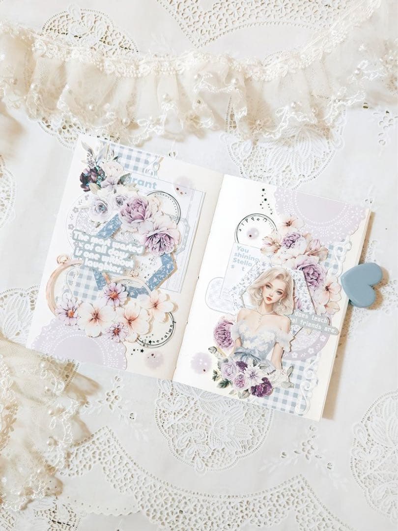 コラージュ素材　紙もの　素材紙　【2593】