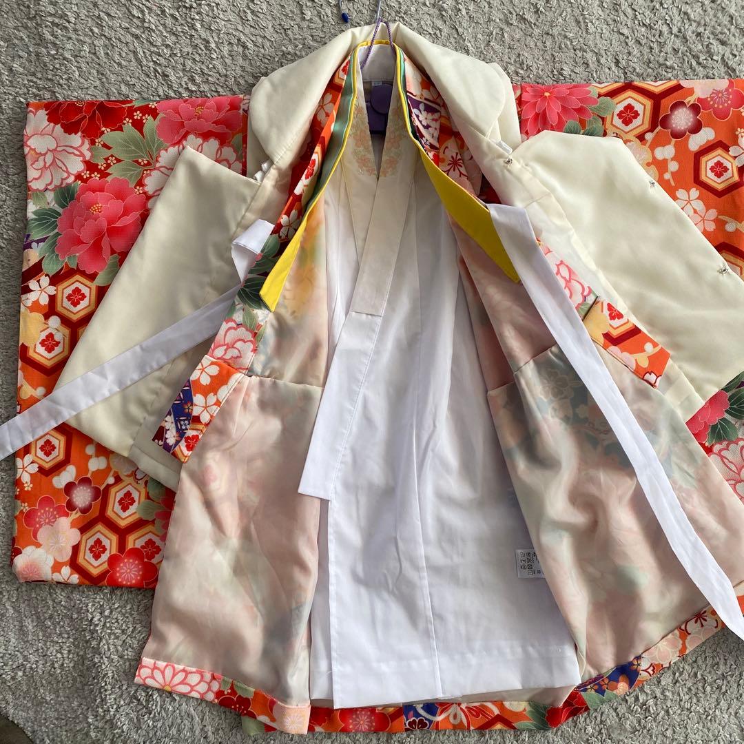 キャサリンコテージ　七五三　着物　3歳　双子ちゃん　被布　襦袢付き