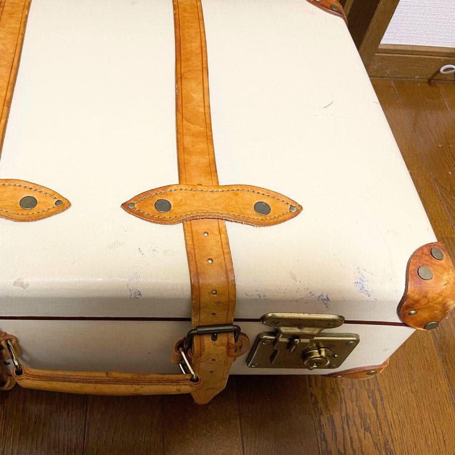 【✨グローブトロッター✨ サファリ】 キャリーオン 2輪 アイボリー