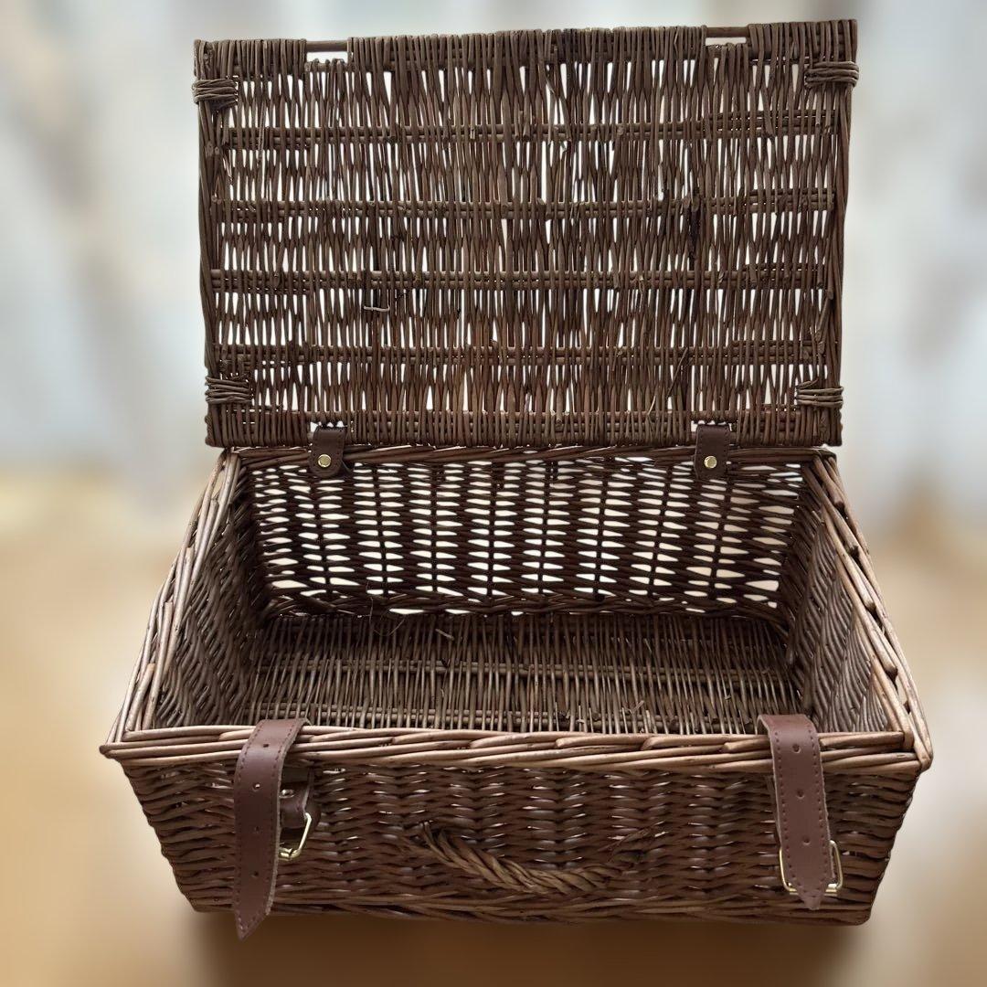 ＜未使用・美品＞英国F&M フォートナム&メイソン　ハンパーバスケット