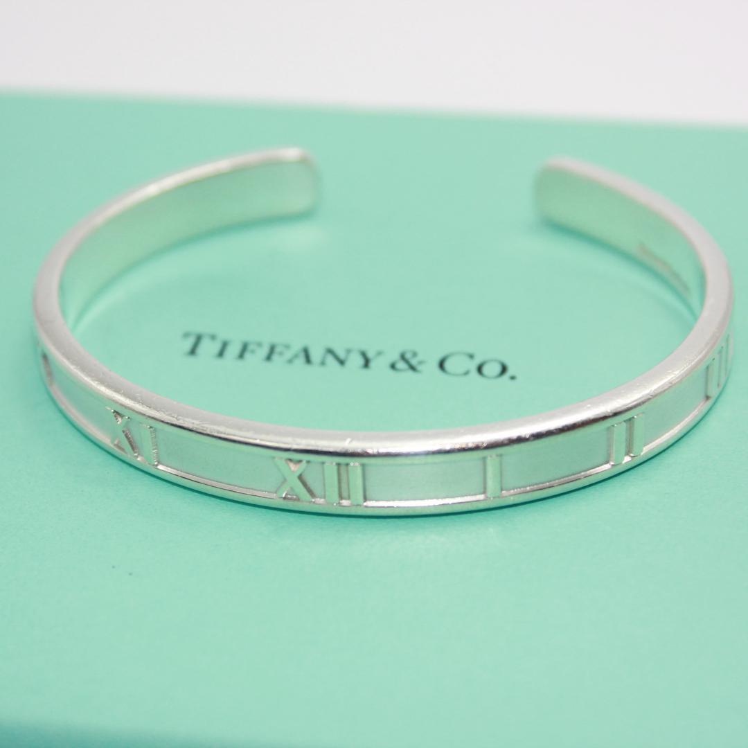 美品 Tiffany&Co. ティファニー アトラス シルバー バングル 925
