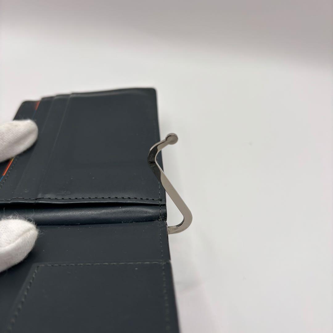 paul smith 二つ折り財布　マネークリップ　ブラック　札入れ　小銭入れ