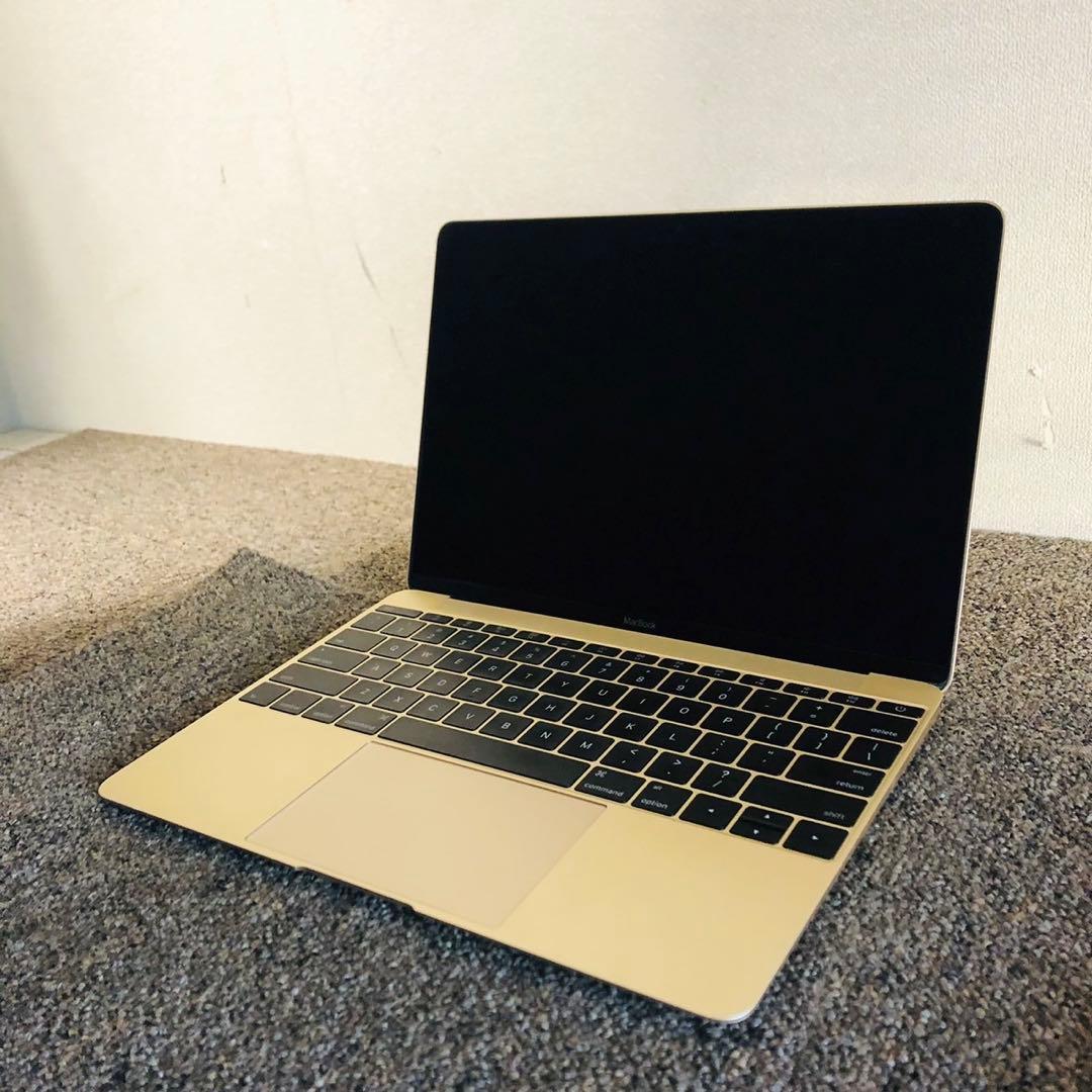 E9ジャンク品！Apple MacBook12インチ ノートパソコン ゴールド