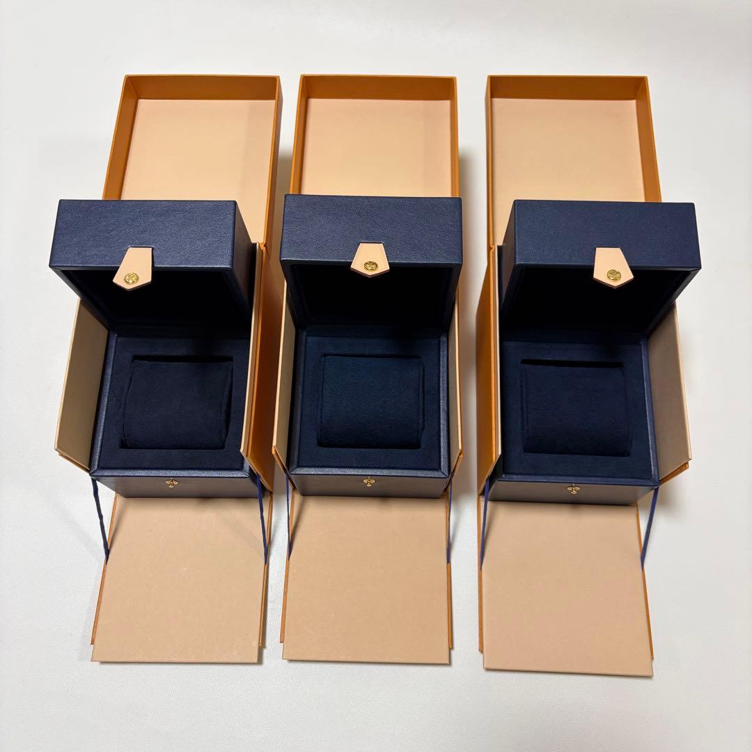 美品　ルイヴィトン　時計ケース　空箱　3個セット　ネイビー