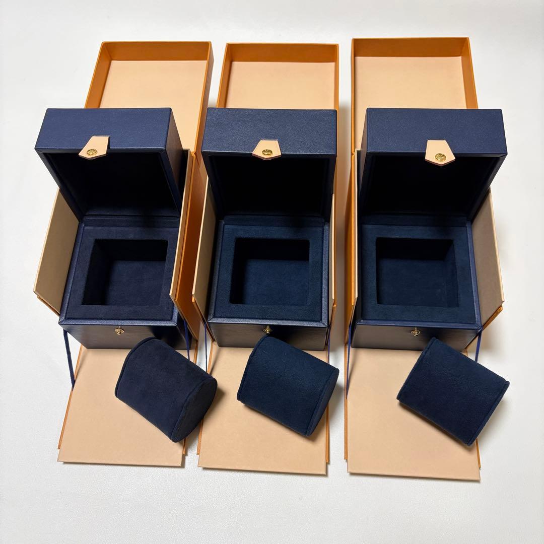 美品　ルイヴィトン　時計ケース　空箱　3個セット　ネイビー