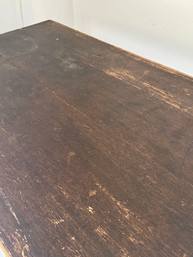 イギリス製　ヴィンテージテーブル　長机　作業台　送料込