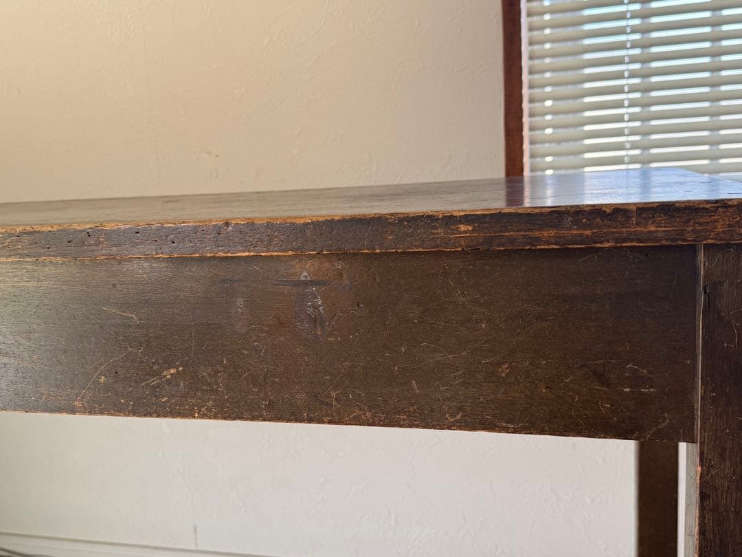 イギリス製　ヴィンテージテーブル　長机　作業台　送料込