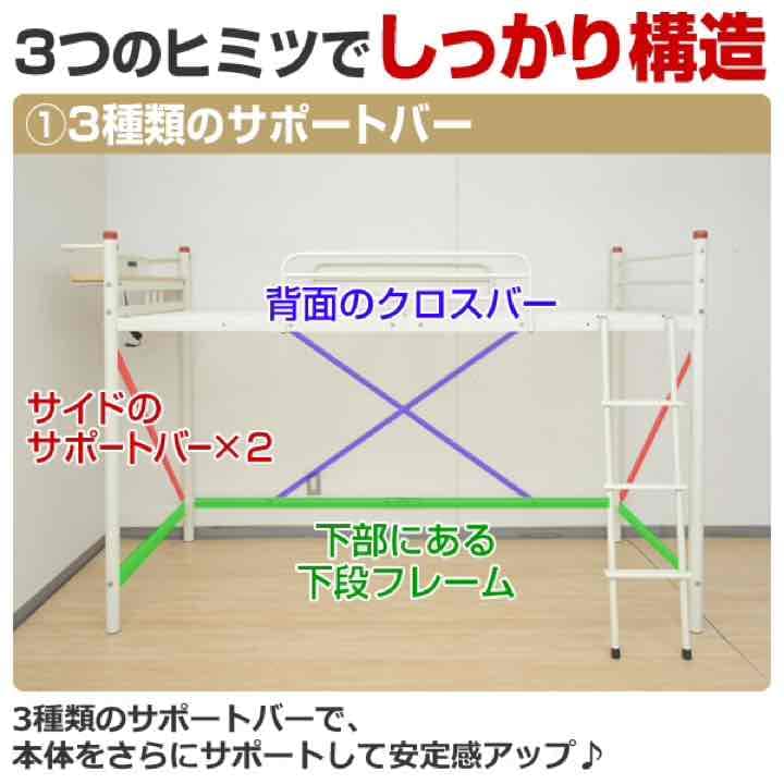 YAMAZEN セミロフトベット