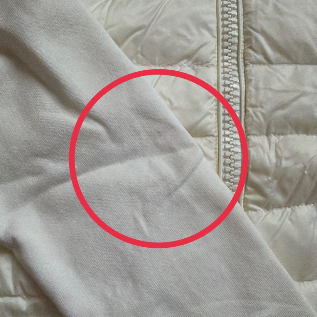 モンクレール　ホワイト ダウンジャケット