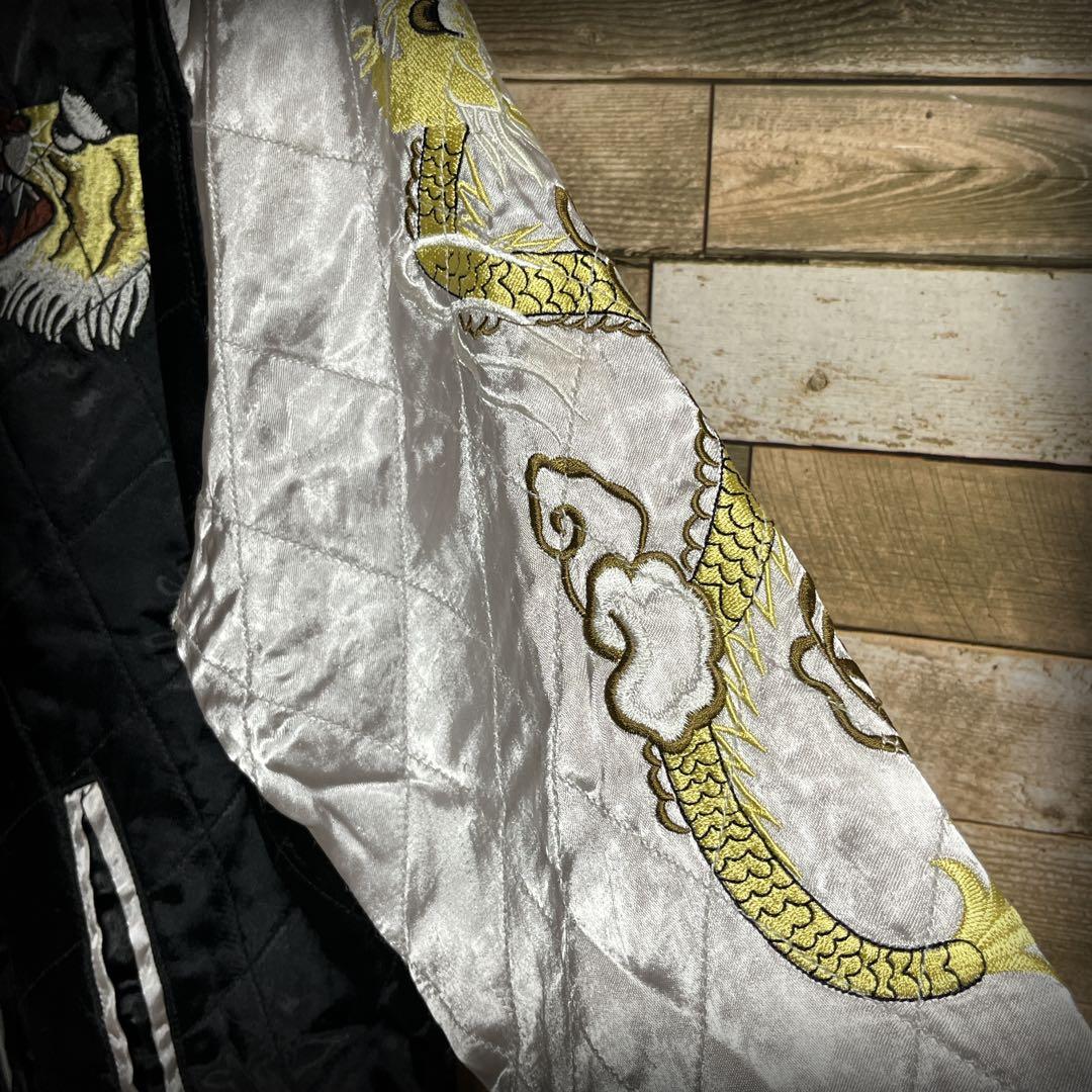 HOUSTON ヒューストン スカジャン スーベニア ドラゴン ヨコスカ L