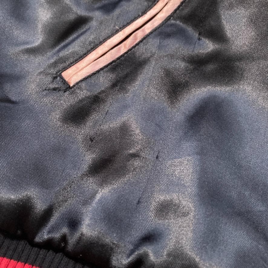 【Stopio】花旅楽団 Lサイズ 金魚刺繍 スカジャン リバーシブル