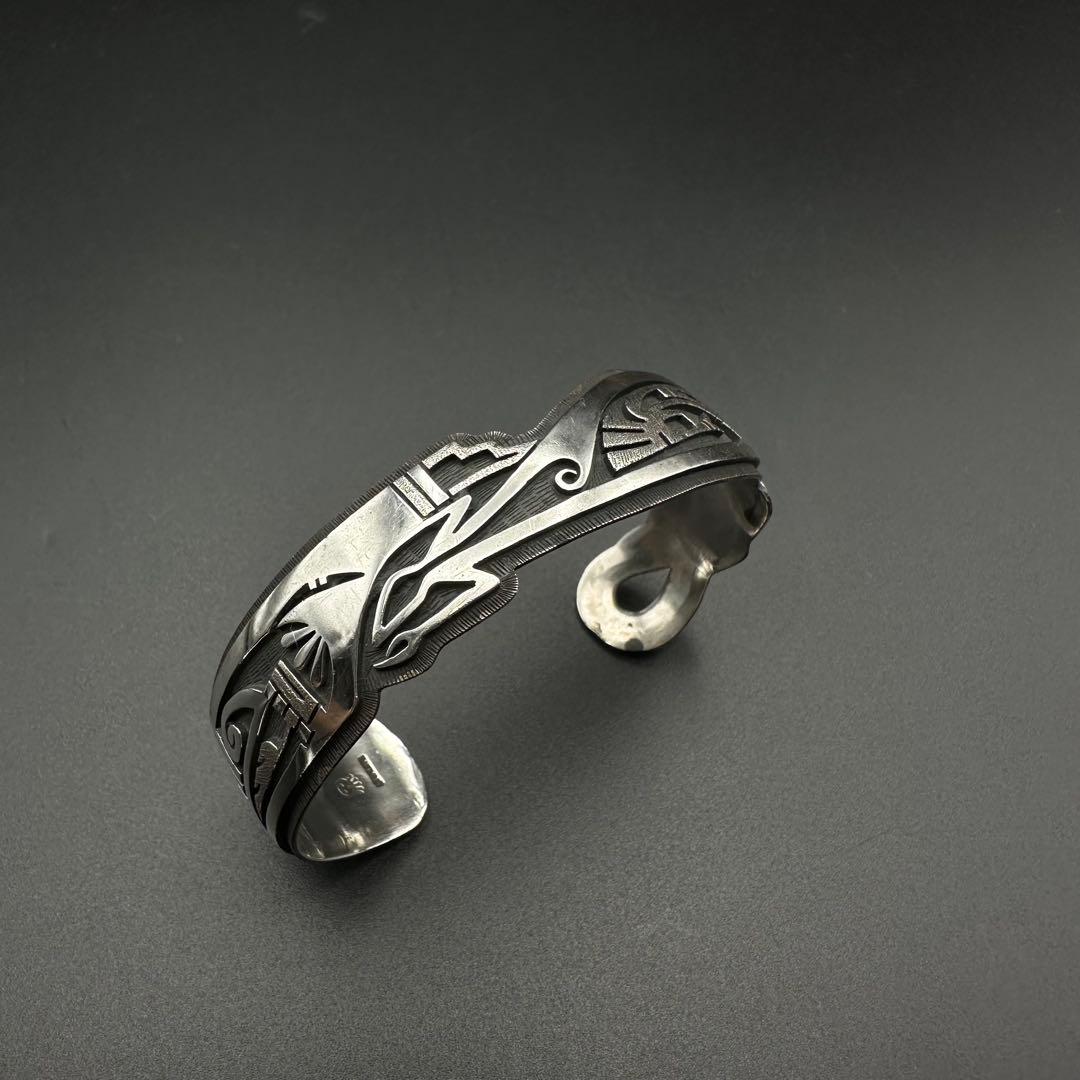 HOPI Berra Tawahongva オーバーレイ バングル