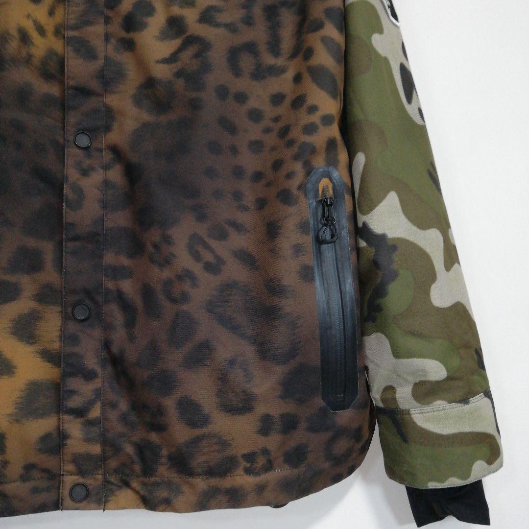 VOLCOM メンズ スノボウェア スノーボード 豹柄迷彩 ジャケット ボルコム