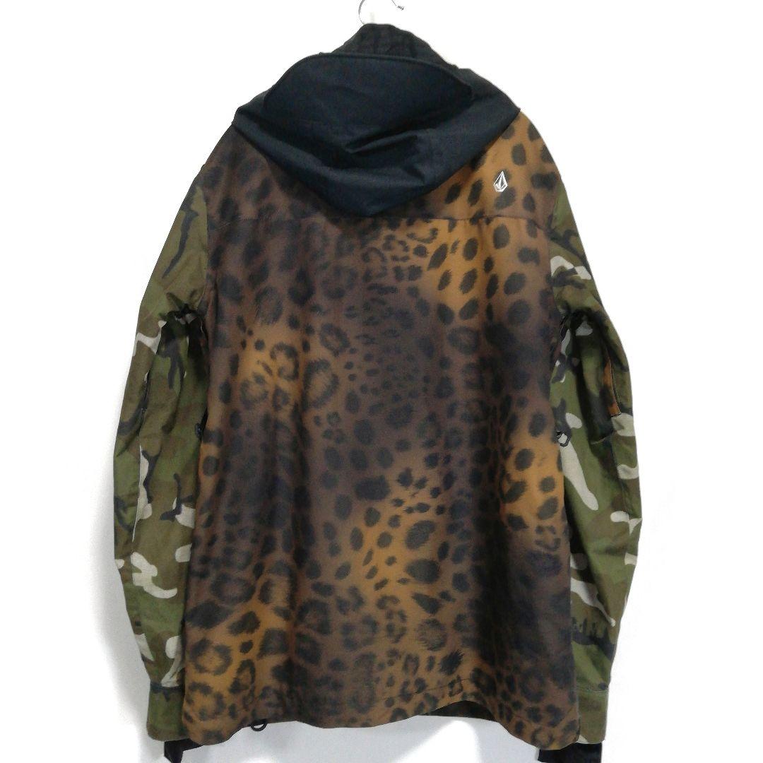 VOLCOM メンズ スノボウェア スノーボード 豹柄迷彩 ジャケット ボルコム