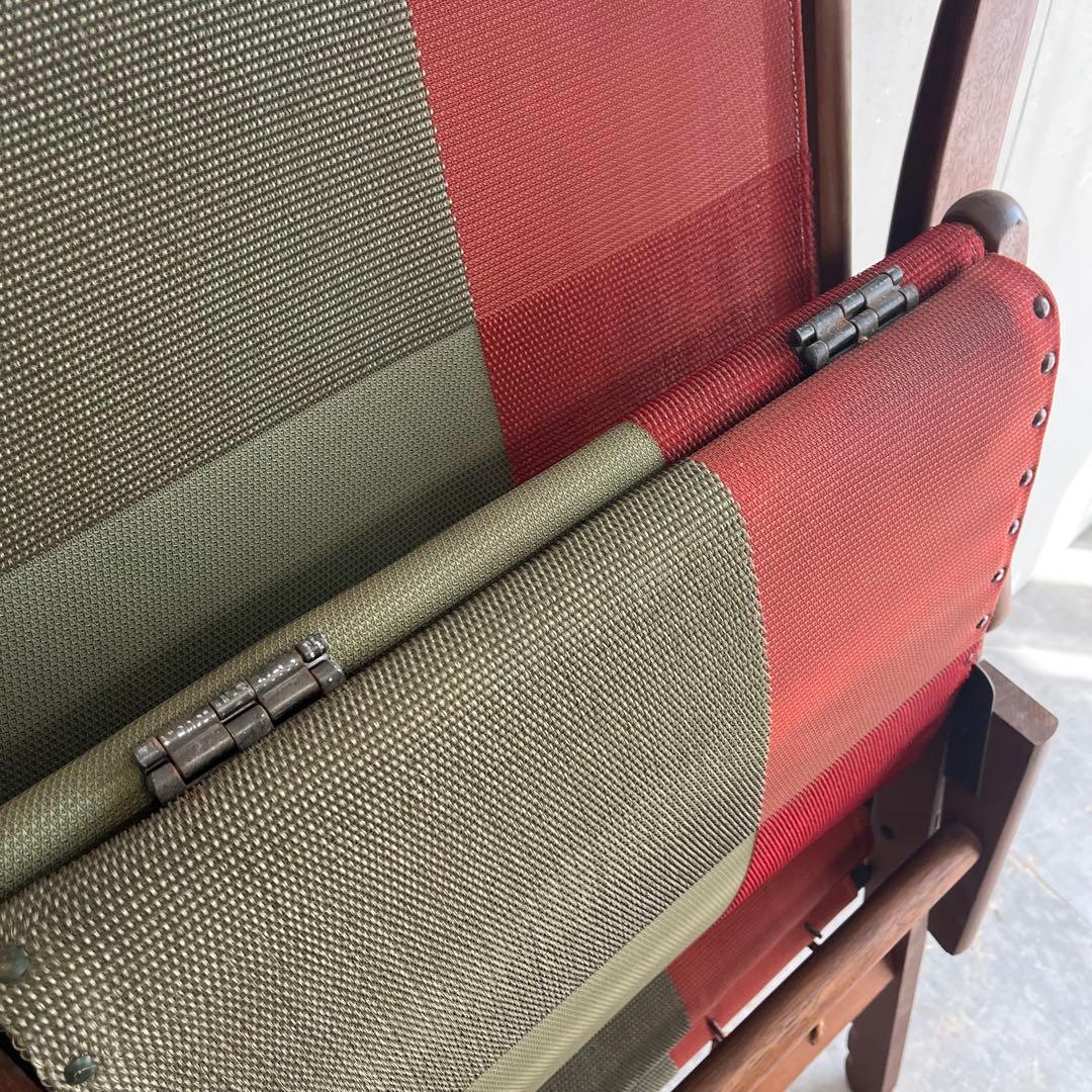 ヴィンテージ オールド マルニ デッキチェア オアシス 折り畳み z492