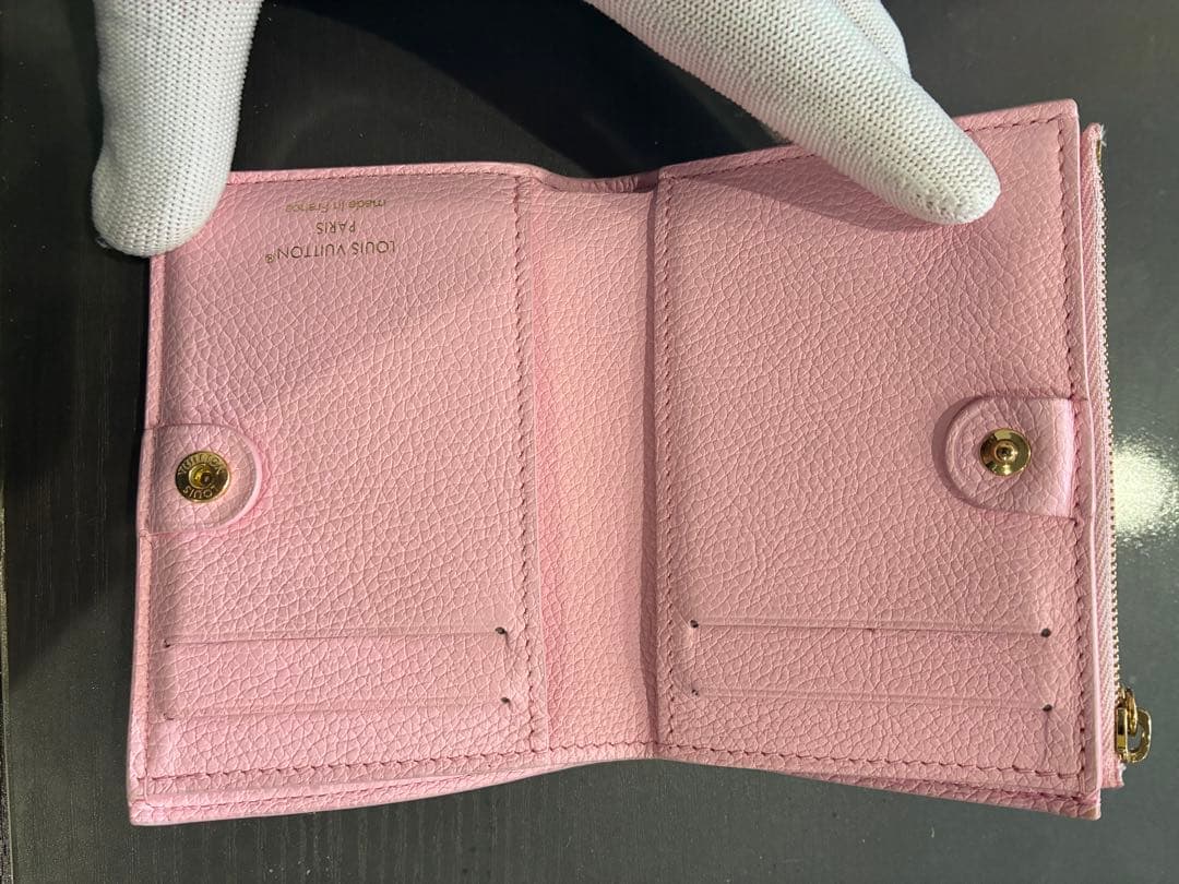LOUIS VUITTON ピンク 二つ折り財布