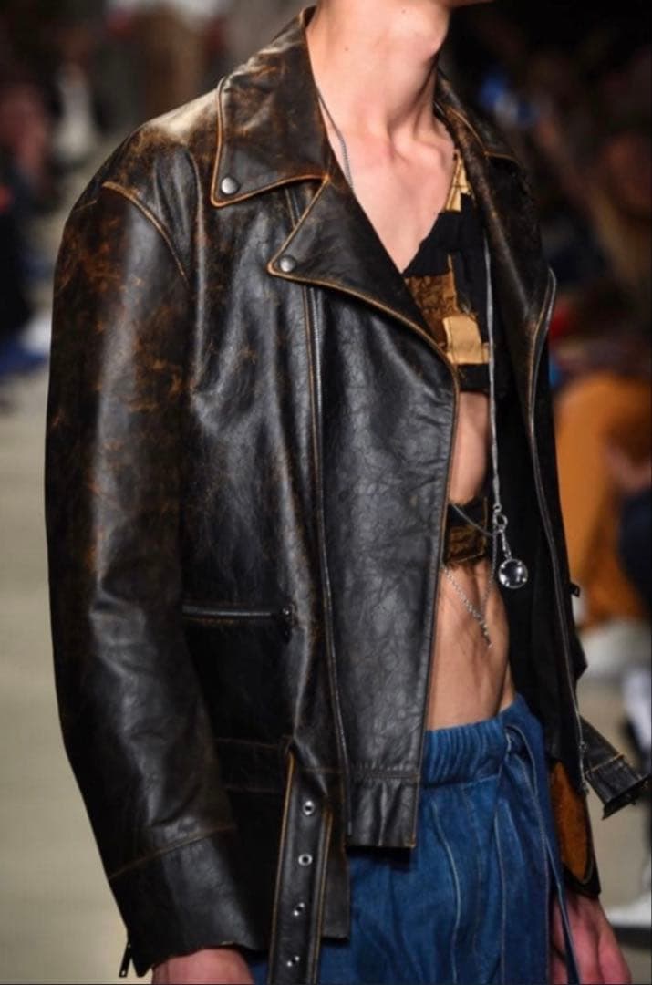 M*様 CHRISTIAN DADAダブルライダースジャケット44