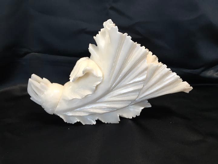 翡翠白菜彫刻置物