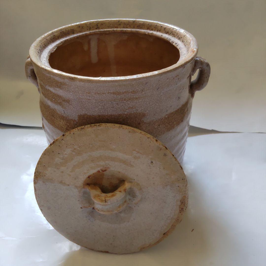 薩摩焼 水指 吉永晶竿 作 共箱 茶道具 茶器 美品 です。