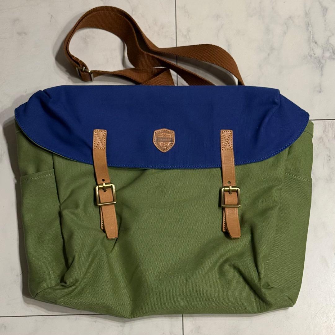 キャンバス製パニアバッグ オリーブグリーン