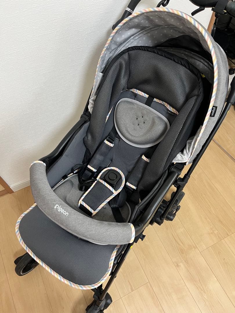 フレームタイヤ新品　Pigeonランフィリノンベビーカー グレー　早い者勝ち！