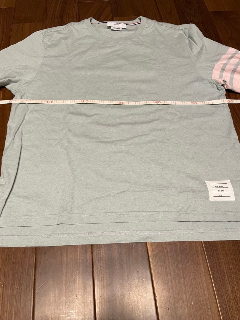 THOM BROWNE 4bar 長袖シャツ サイズ2 ブルーグリーン