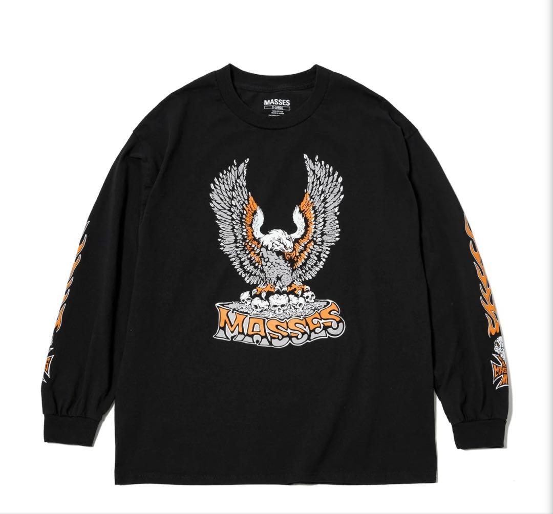 MASSES [MASSEST] Tシャツ L/S KILLEREAGLE