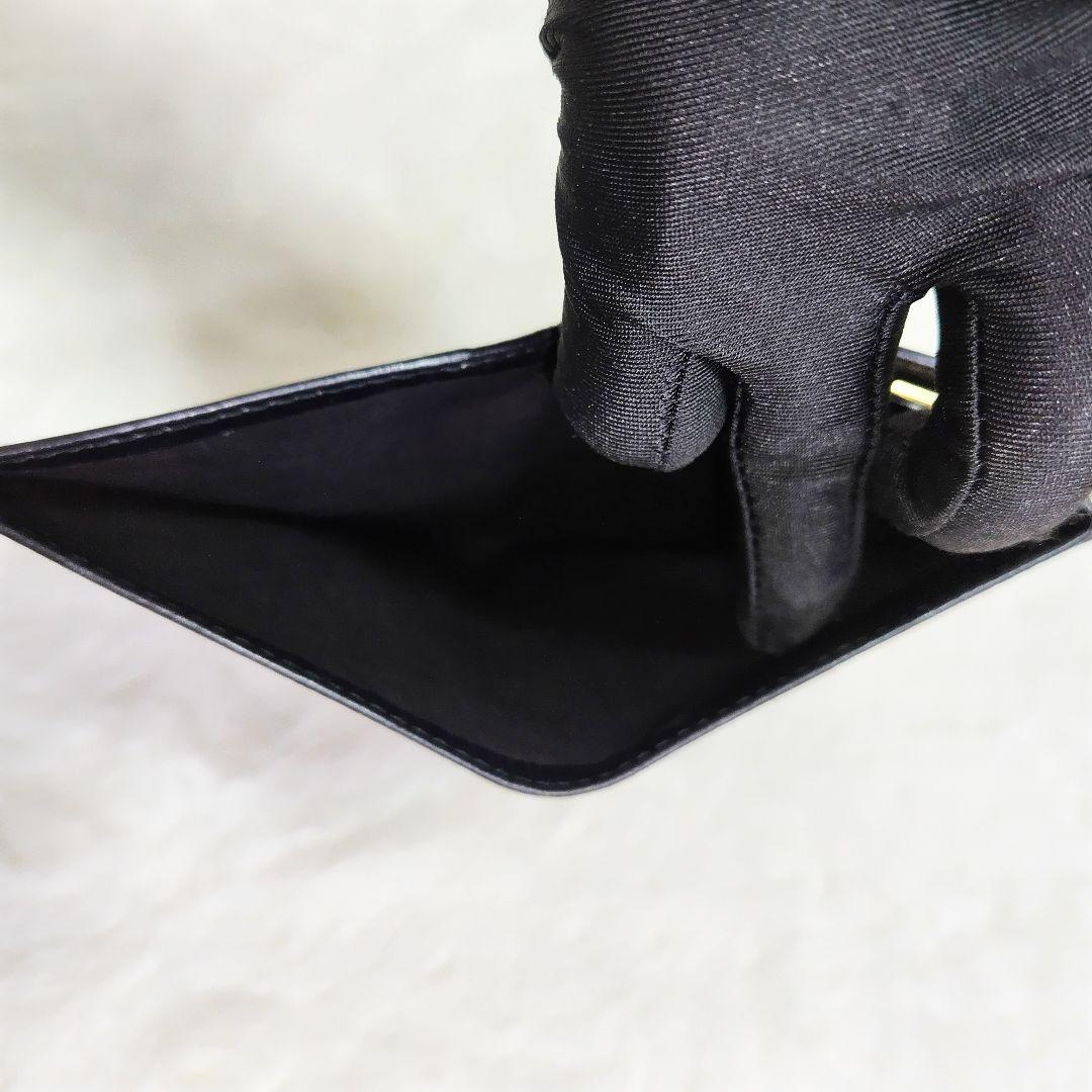 ✨️美品✨️グッチ GUCCI がま口 財布 レザー ブラック