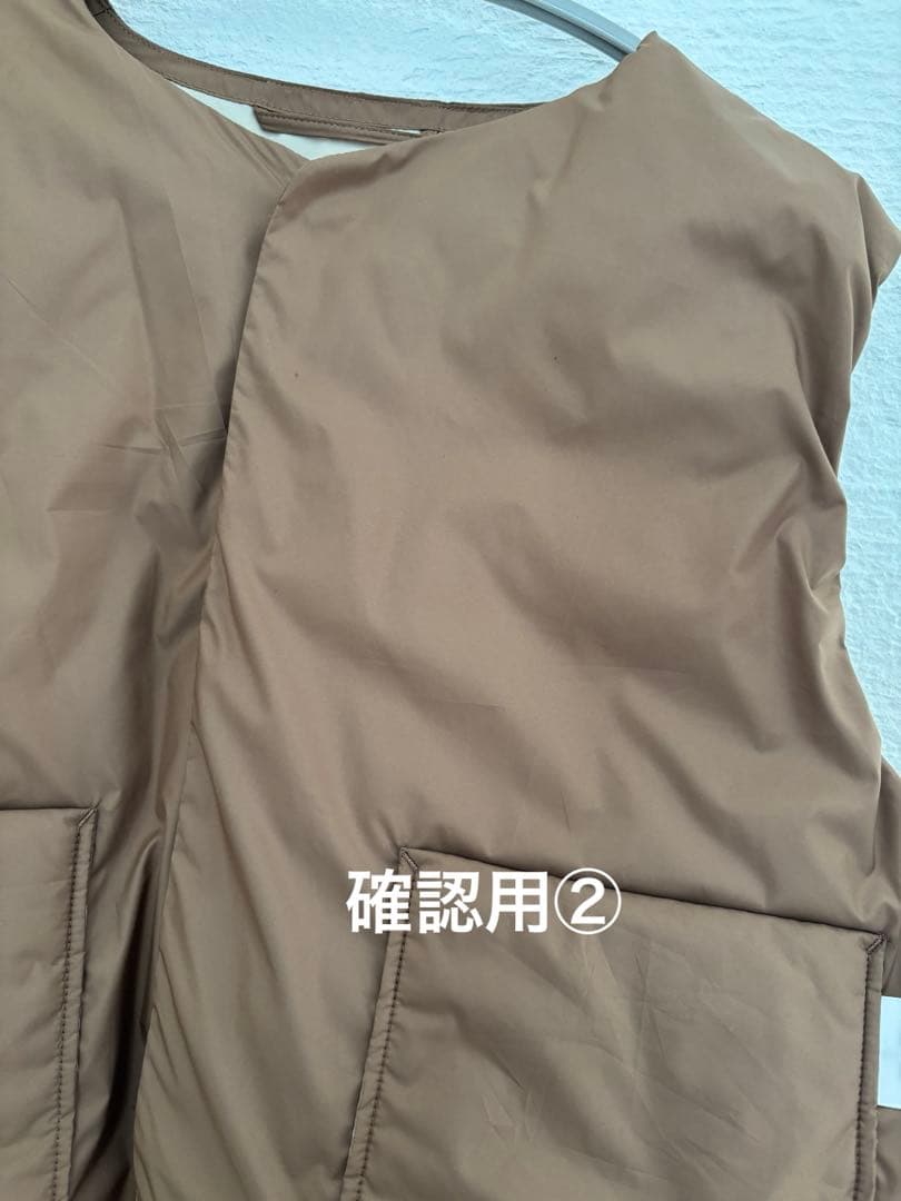 yt 　Orcivalライトダウンベスト　size1 キャメル