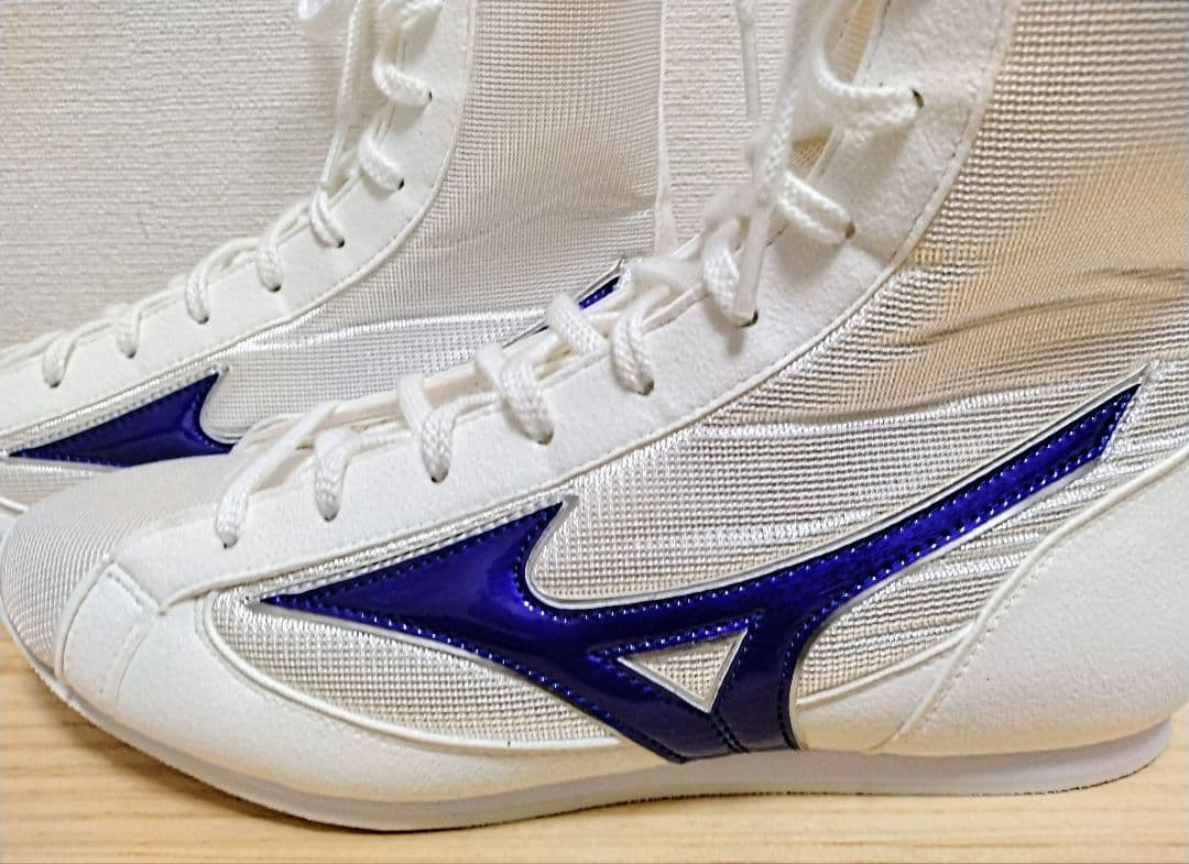 ミズノ ボクシングシューズ 白 26.5cm