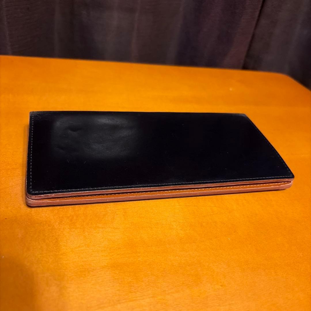 土屋鞄製造所 コードバン 長財布 中ファスナー小銭入れ付