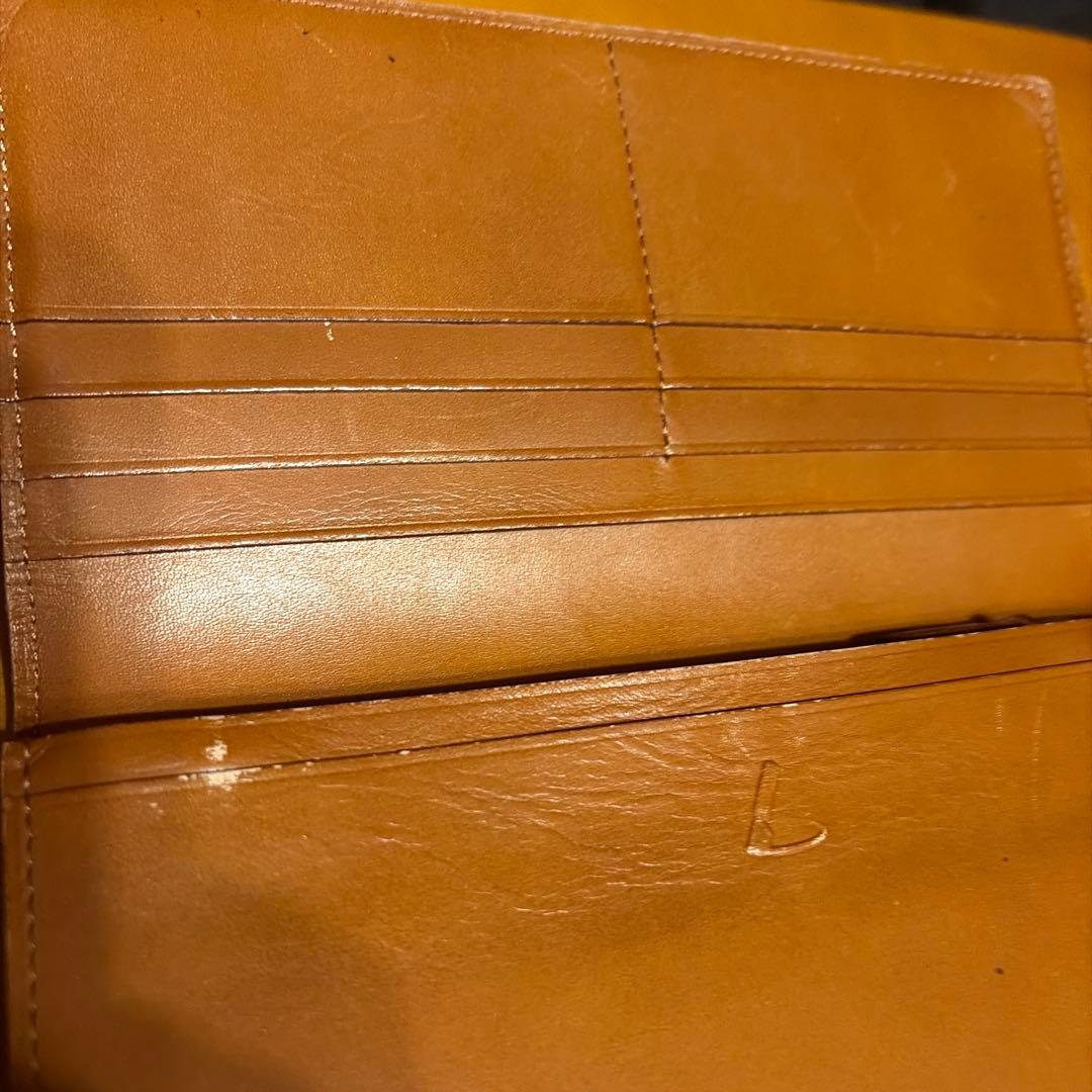 土屋鞄製造所 コードバン 長財布 中ファスナー小銭入れ付