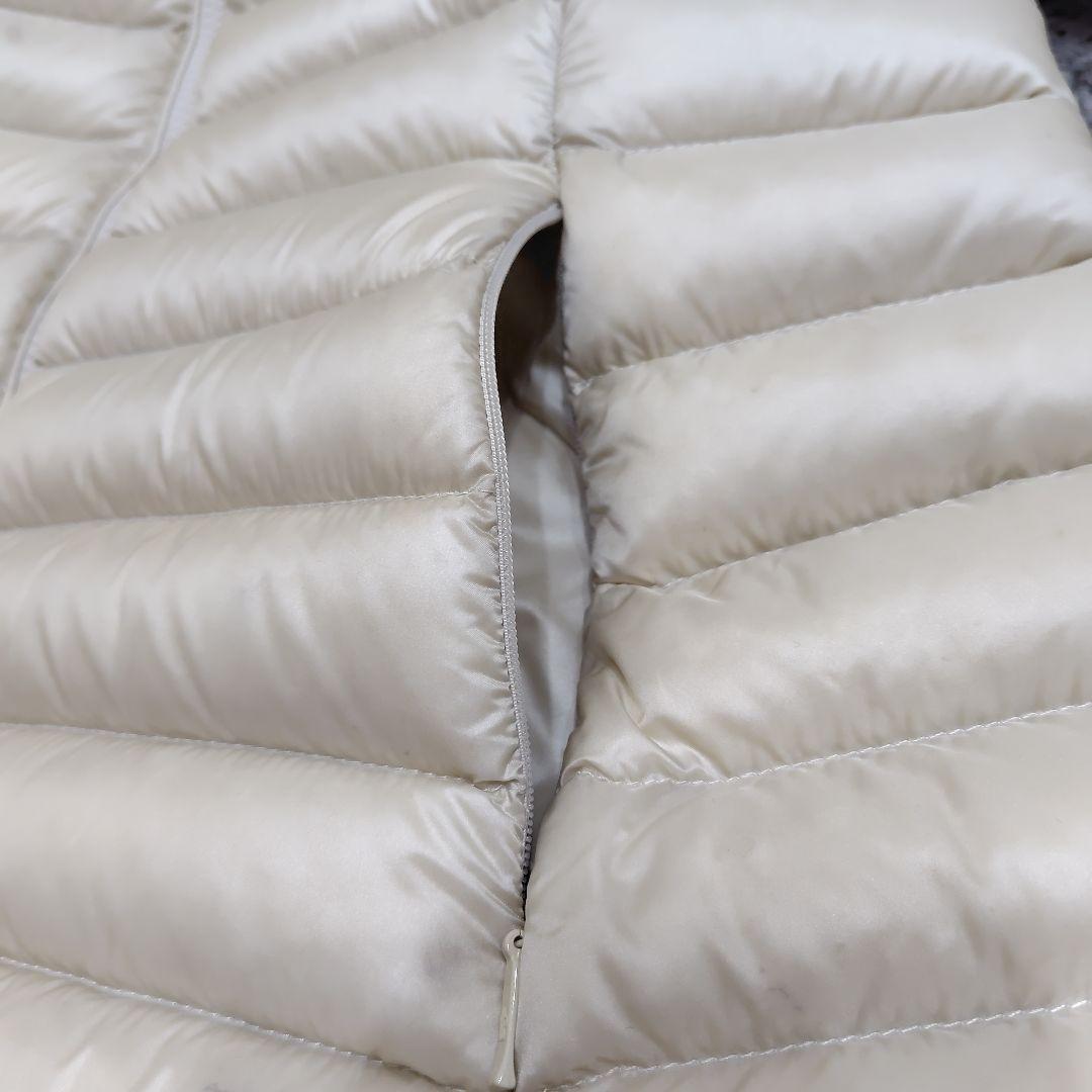 ひめこ モンクレール Igelong ロングダウンジャケット アイボリー