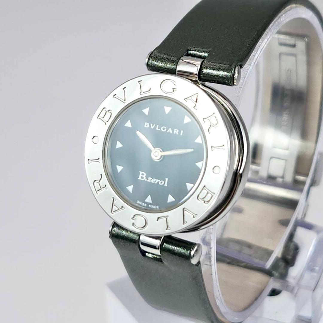 BVLGARI ブラック文字盤　ビーゼロワン　BZ22S ラメ　純正ベルト