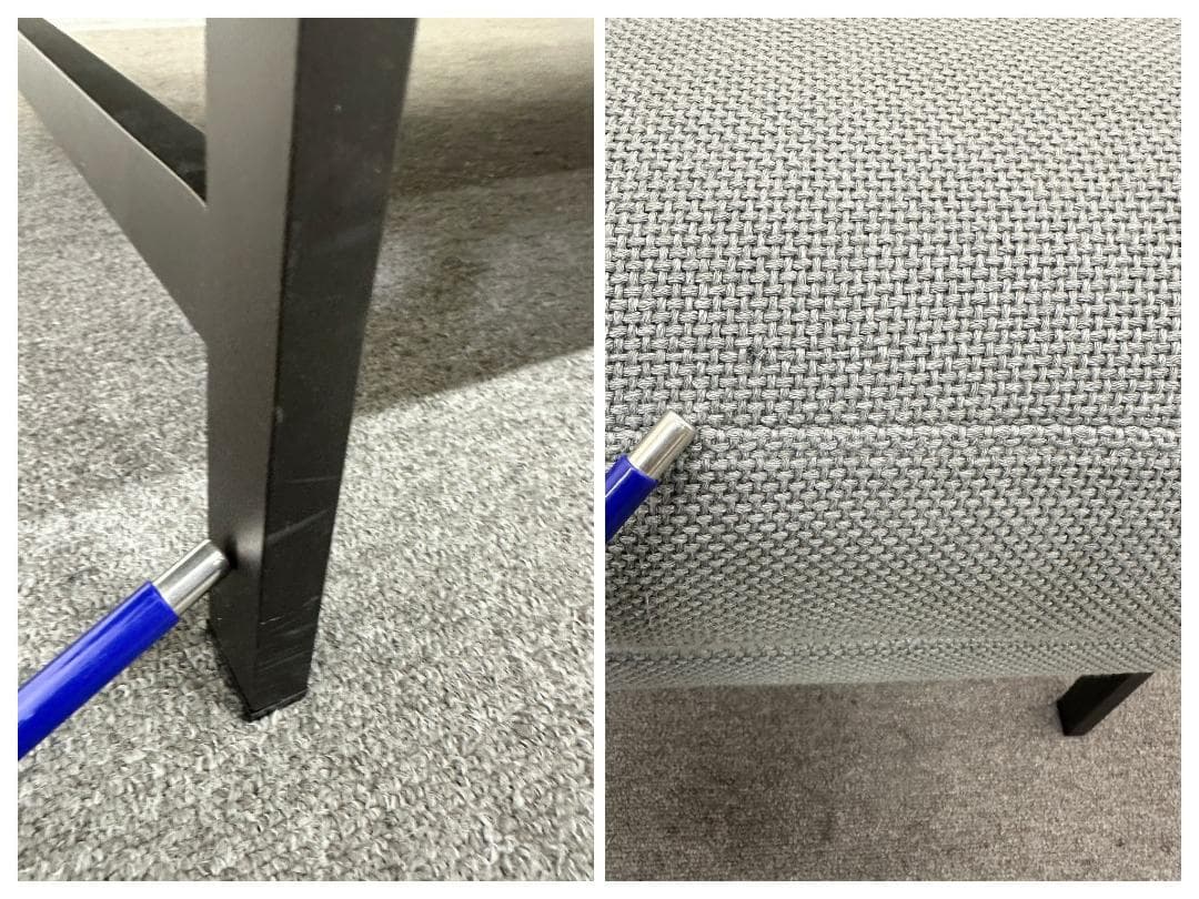 ■フリッツ・ハンセン■リッソーニソファ　2P　グレー系　ファブリック　北欧モダン