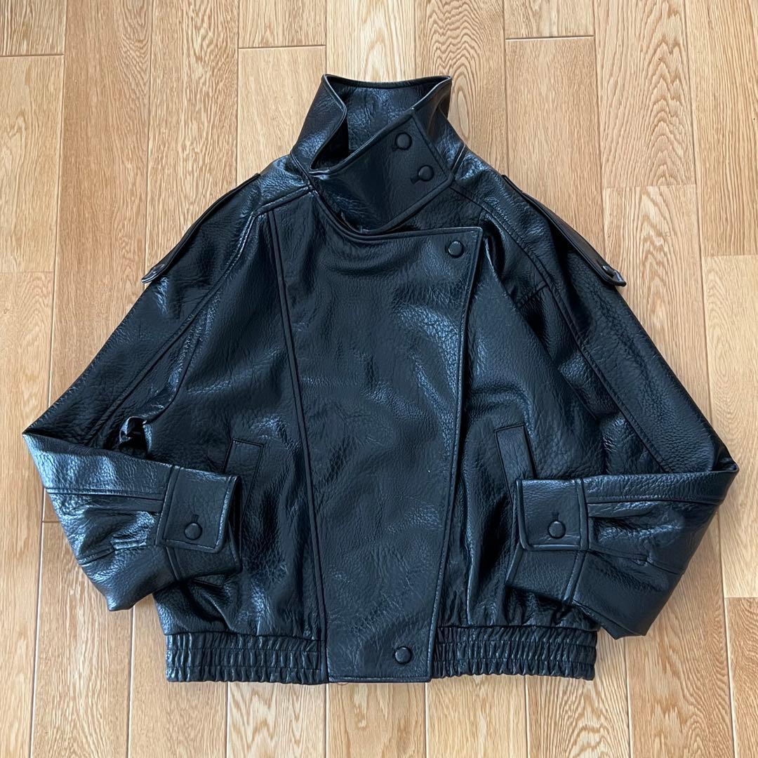 ZARA レザージャケット　ysl似