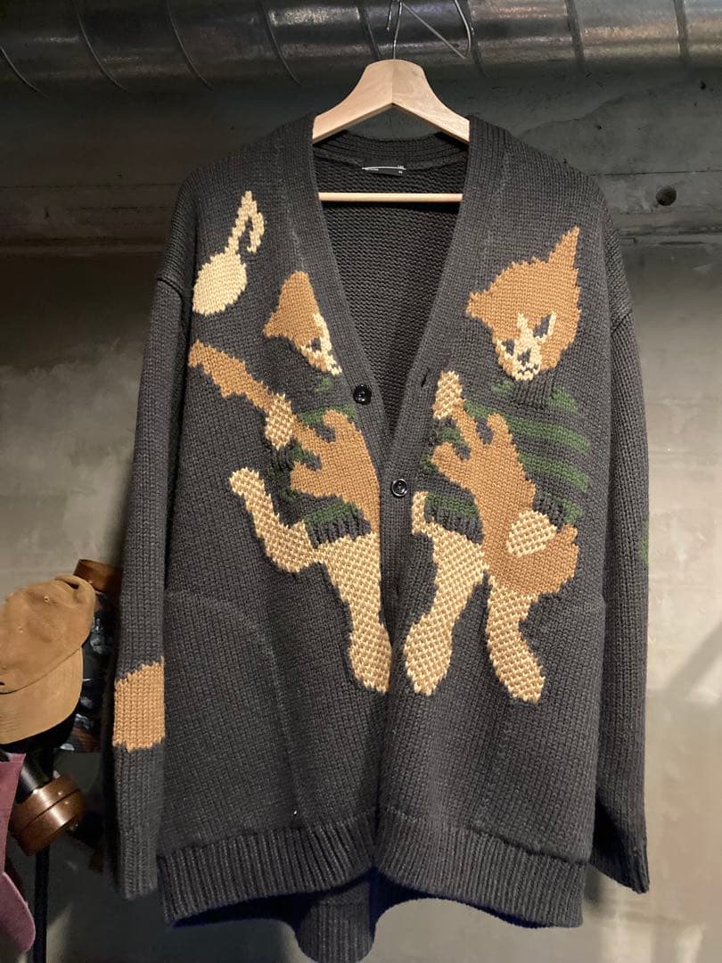 LAD MUSICIAN guitar bear カーディガンfree ラッド