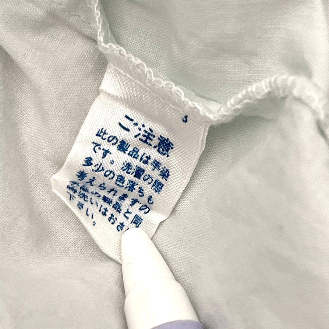 さえら Hischrone エプロン ブルー 薄水色 レース フラワー お花