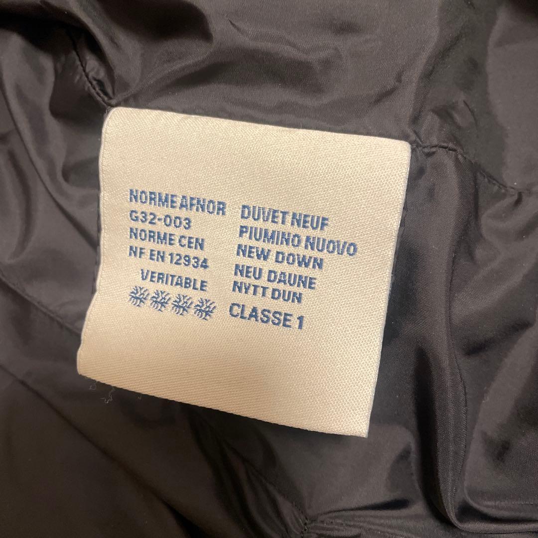 MONCLER フード付きダウンジャケット グレー