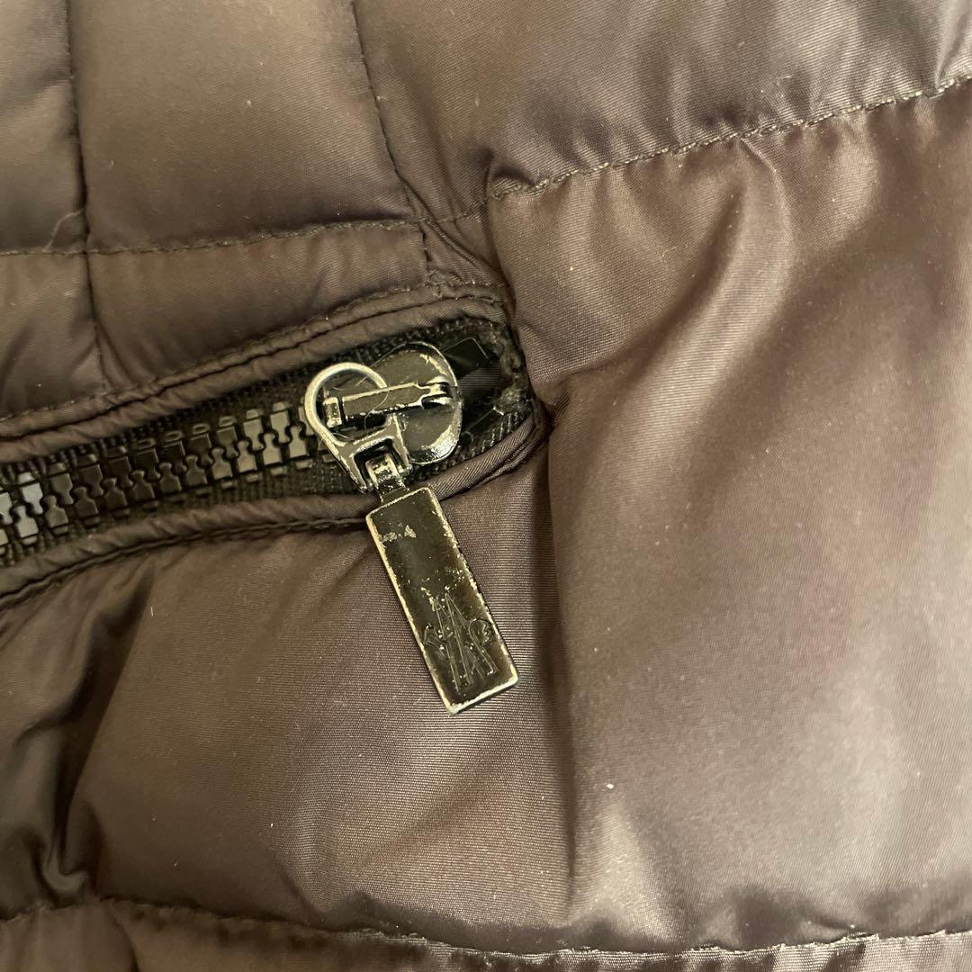 MONCLER フード付きダウンジャケット グレー