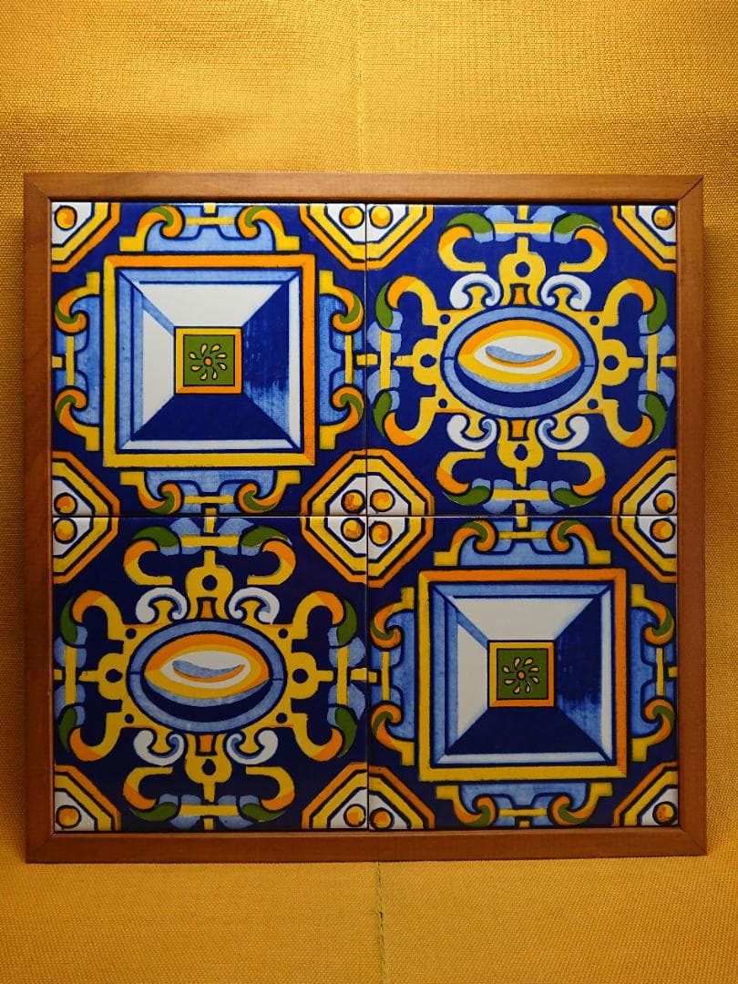 壁掛け　陶器　ヨーロッパ　オブジェ　置物　インテリア　工芸品　美術品　A3053