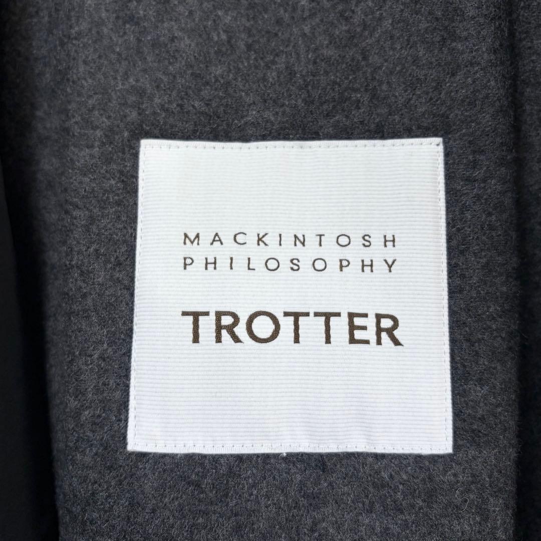 ☆ほぼ未使用☆マッキントッシュフィロソフィー　ステンカラートロッターコート　黒